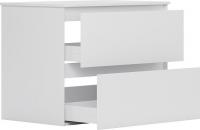 Belux Тумба под умывальник Luna НП 100-02 (18, белый матовый)