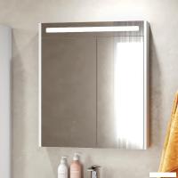 Belux Шкаф с зеркалом Бристоль ВШ 70 (1, белый глянцевый)