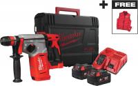 Перфоратор Milwaukee M18 BLHXMC-502X 4933499459 (с 2-мя АКБ, кейс)