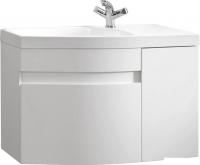 Belux Тумба под умывальник Токио НП 80-01 (1, белый глянцевый)