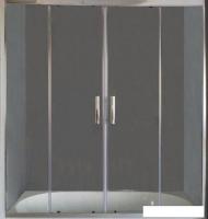 Стеклянная шторка для ванны Pelican SSW02417+BP70 (c боковой стенкой)