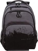 Школьный рюкзак Grizzly RU-630-2 (черный/серый)