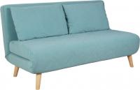 Диван DiArt Элли 1400 (велюр Selfie aquamarine/ножки светлые)