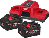 Аккумулятор с зарядным устройством Milwaukee M18 FORGENRG-802DBSC 4933498616 (18В + 18В/8 Ач)