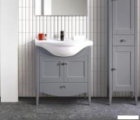 Belux Тумба под умывальник Афины Н 85-01 (30, железный серый матовый)