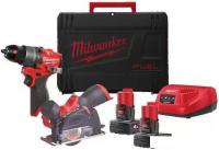Milwaukee M12 FPP2G2-402X 4933480592 (шуруповерт, циркулярная пила, 2 АКБ, кейс)