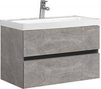 Belux Тумба под умывальник Бостон НП 80-02 (31, бетон чикаго/светло-серый)