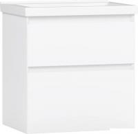 Belux Тумба под умывальник Киото НП 60-02 (1, белый глянцевый)