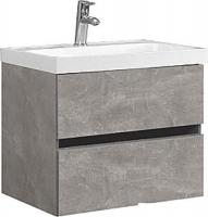 Belux Тумба под умывальник Бостон НП 60-02 (31, бетон чикаго/светло-серый)