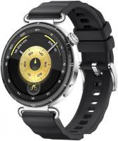 Умные часы Huawei Watch GT 6 41 мм (серебристый, с черным силиконовым ремешком, международная версия