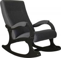 Кресло-качалка Mio Tesoro Бастион-32 (рогожка графит/черный)