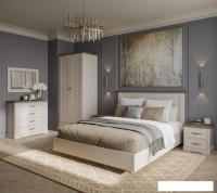 Кровать Anrex Toscana New 160 с ПМ (персидский жемчуг/каньон)