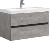 Belux Тумба под умывальник Бостон НП 90-02 (31, бетон чикаго/светло-серый)
