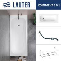 Ванна Lauter Sophia 150 21205150 (с каркасом и сифоном 21Y32002 белый)