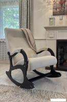 Кресло-качалка Mio Tesoro Бастион-32 (велюр бежевый/черный)