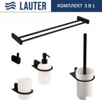 Набор аксессуаров для ванной Lauter 21SH2062 + 21SH42092 + 21SH2092 + 21SH42022 + 21SH212 (Matt Blac