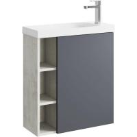 Aqwella Тумба под умывальник Alba ALB0106RLS + ALB0706GRМ