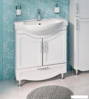 Runo Тумба под умывальник Неаполь 75 (напольная, белый)