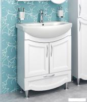 Runo Тумба под умывальник Неаполь 65 (напольная, белый)