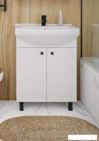 Runo Тумба под умывальник Римини 65 (напольная, белый)