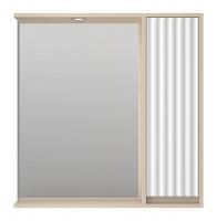 Brevita Шкаф с зеркалом для ванной Balaton R 80 BAL-04080-03-01П