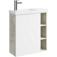 Aqwella Тумба под умывальник Alba ALB0106LLS + ALB0706WM