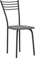 Стул Mio Tesoro Сигма (серый/черный)
