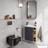 Aqwella Тумба под умывальник Alba ALB0106LDD + ALB0706GRМ