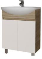 Grossman Тумба под умывальник Поло 60 106011-1 (дуб сонома/белый)