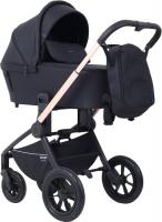 Универсальная коляска MOWbaby Zoom air MB087 (3 в 1, Gold Black)
