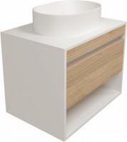 Teymi Тумба под умывальник Ritta 65см T60538 (белый/дуб)