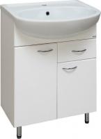 Runo Тумба под умывальник Уют 60 с ящиком (напольная)