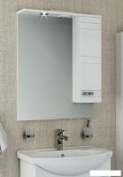 Runo Шкаф с зеркалом для ванной Турин 65 правый