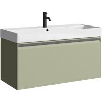 Aqwella Тумба с умывальником Pure PUR0110SH+4610119205164