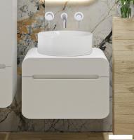 Runo Тумба под умывальник Ницца 60 (подвесная, белый)