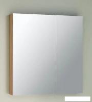 Runo Шкаф с зеркалом для ванной Лада 60 (дуб)