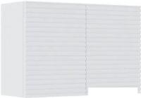 Runo Шкаф для ванной Соренто 60x40 вертикаль (белый)