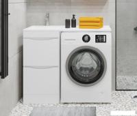 Runo Тумба под умывальник Орион 45 2 ящика (напольная, белый)