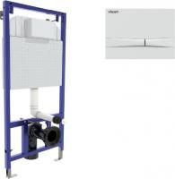 Инсталляция для унитаза Visam Slim 525 с кнопкой F1 EX-040250 (белый)