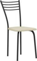 Стул Mio Tesoro Сигма (бежевый/черный)