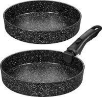 Сковорода Elan Gallery Гармония Вкуса Черный Мрамор 121203