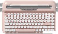 Клавиатура Ajazz AF84 (белый/розовый)
