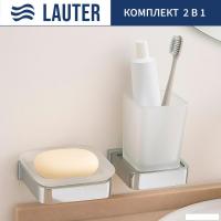 Набор аксессуаров для ванной Lauter 21SH7061 + 21SH7051 (Chrome, 2 предмета)