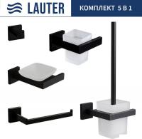 Набор аксессуаров для ванной Lauter 21SH71062 + 21SH71052 + 21SH71072 + 21SH71092 + 21SH71112 (Matt