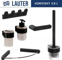 Набор аксессуаров для ванной Lauter 21TS3019 + 21TS3021 + 21TS3009 + 21TS3013 + 21TS3008 + 21TS3023