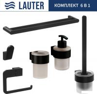 Набор аксессуаров для ванной Lauter 21TS3019 + 21TS3021 + 21TS3011 + 21TS3015 + 21TS3002 + 21TS3023