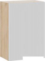 Шкаф навесной Трия Кимберли 1ВВ5 с одной дверью (дуб крафт золотой/сноу)