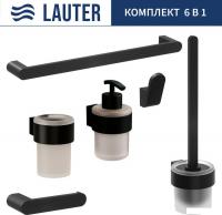 Набор аксессуаров для ванной Lauter 21TS3019 + 21TS3021 + 21TS3011 + 21TS3013 + 21TS3006 + 21TS3023