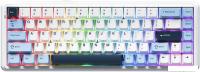 Клавиатура Ajazz AK680 Max (белый/голубой/темно-синий)