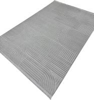 Ковер для жилой комнаты Radjab Carpet Моника Прямоугольник MC 402A 12574 (0.8x1.5, L.Grey)